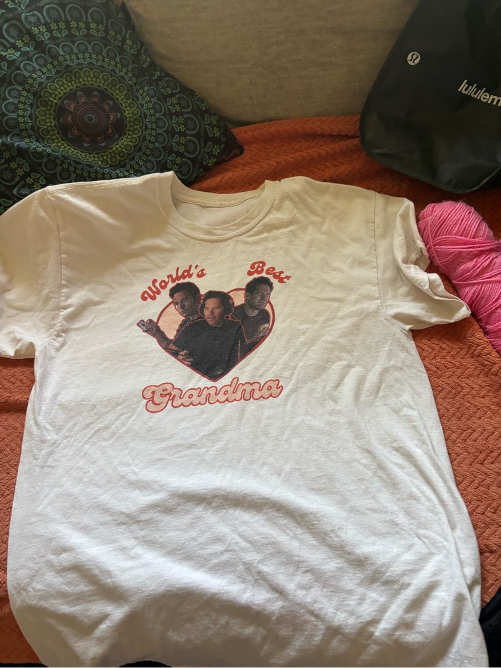 World's Best Grandma Graphic Tee - White Antman